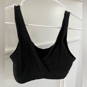 Pact organic cotton black nursing bralette very good condition